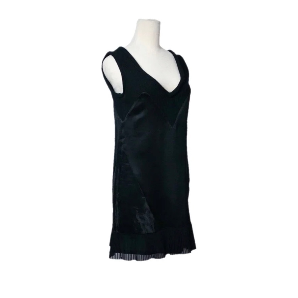 2007 UNDERCOVER by Jun Takahashi Black Mixed Materials Dress Sz 1 (US XS/S)